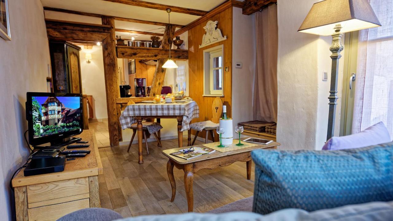 Appartamento Remparts De Riquewihr - Le Petit Loup Esterno foto
